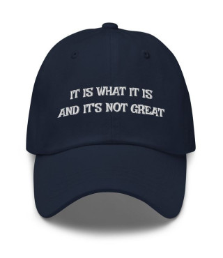 Get this funny embroidered cap for your collection