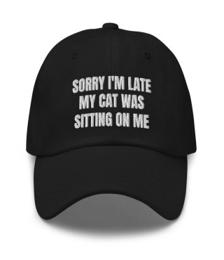 Funny antisocial cap for all cat lovers.