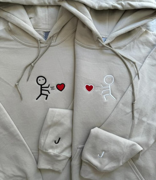 Gift this pair of hoodies to your loved one on your anniversary.