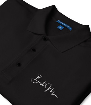 Get your wedding crew matching embroidered polos.
